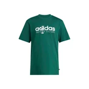ADIDAS SPORTSWEAR Funkcionalna majica TST DNK smaragd / bela