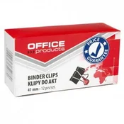 Sponke za dokumente Office Products 41 mm črne