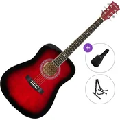 Pasadena SG028 Standard SET Red Sunburst Akustična kitara