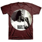 Bob Marley Unisex majica Smokin Circle S