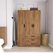 Hanah Home Garderober Easy 1600-56, 90x174.8x47 cm, Smedi
