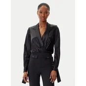 Elisabetta Franchi Bodi CB-007-57E2-V490 Črna Regular Fit
