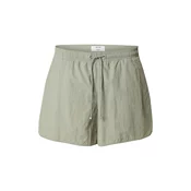 DAN FOX APPAREL Kratke kopalne hlače Yigit temno zelena