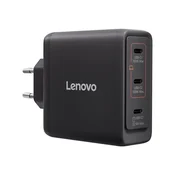 LENOVO večportni USB-C polnilec 100W GaN, črn, 1 leto garancije