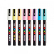 Uni-Ball pc-3m posca marker uni set /0.9-1,3mm 8 kom pastelne boje ( H537 )