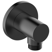 Shower outlet, round, black matt - Črna mat barva - Sapho - 24 - Medeninasti - Krožni - 57 - 14