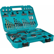 Makita E-15104 80-delni set ročnega orodja, nastavkov in svedrov