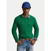 Polo Ralph Lauren Pulover 710775885552 Temno zelena Regular Fit