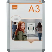 GBC OKVIR ZA SLIKO A3 297X420 ALUMINIJ NOBO S KLIP PRIPENJANJEM
