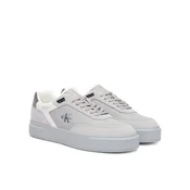 Superge Calvin Klein Prime Cupsole Laceup Lth-Su Ml HM0HM02449 Siva