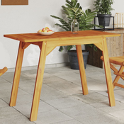 vidaXL Vrtna jedilna miza 110x56x75 cm trden akacijev les