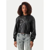 Guess Jeans Bomber jakna W6YL01 W2525 Črna Regular Fit
