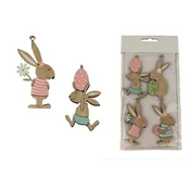 Rayher. Velikonočni zajčki, leseni, set 4