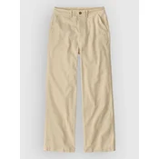 Patagonia Point Reyes Canvas Wide Leg ženske hlače undyed natural