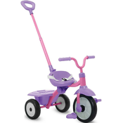 Tricikl sklopivi Folding Fun Trike 2in1 Pink smarTrike ružicasti sa sigurnosnim pojasom od 15 mjeseci