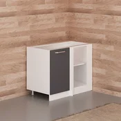 Hanah Home kuhinjski element Minar 4134, 105 cm, beli / antracit