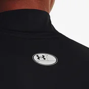 Moška majica Under Armour HG Armour Comp Mock SL Black/White 3XL