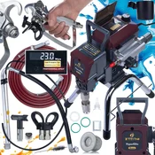 Rosfix Bravo Lakirna Enota – 2200 W, 25 Mpa, 3 L/Min, Elektronska Regulacija, LCD, Brezkrtačni Motor | Serija Hyperelite, (5000212326)