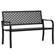 Homestar Vrtna klop za 2 osebi 127x63x83 cm črna