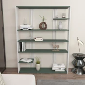 Hanah Home Polica 120x160x29,6cm Zeleno-Bela
