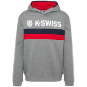 Muška sportski pulover K-Swiss Heritage Sport Hooded Sweat - ox melange