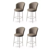 Hanah Home Set barskih stolica Alte, 4 komada, Bež