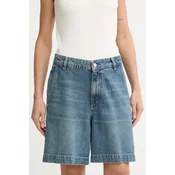 BOSS kratke hlace ženske traper ALLEXY DENIM SHORT