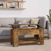 Stolic za kavu boja hrasta 101x49x52 cm konstruirano drvo
