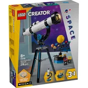 LEGO® Creator 31378 Teleskop za raziskovanje vesolja, 492 kock
