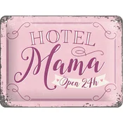 NOSTALGIC ART Znak Hotel Mama 15x20cm