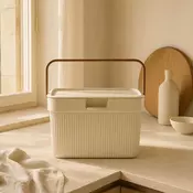 Aberto Design Kutija za odlaganje, 6.2l, Krem