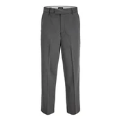 JACK & JONES Hlače na rob JPSTBill temno siva
