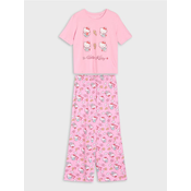 Sinsay - Pamukna dvodelna pidžama sa printom Hello Kitty - roze
