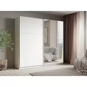 Garderobni ormar s kliznim vratima Luxora 220 cm - bijela