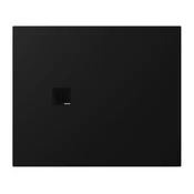 TRENECA Pladenj za prhanje iz litega marmorja 120x100 cm, ki ga je mogoče rezati po vaših željah, črna mat - Črna mat barva - 120x100x3 cm - Polysan - TRENECA - 24 - Liti marmor - 1200 - Pravokotni - 1000 - 30 - 90 - 14