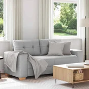 vidaXL Dvosed sive barve 180x77x82 cm blago