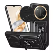 Maska Titan Ring Wallet za Honor Magic 8 Lite/ X9d crna