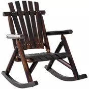 Homestar Gugalnik 97x69x93 cm rjave barve