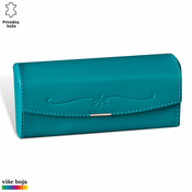 Princ Leather Futrola za naocare, Tirkizna