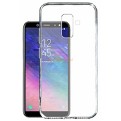 Ultra tanek silikonski ovitek za Samsung Galaxy A6 Plus 2018 A605 - prozoren