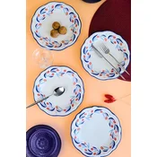 Hermia Set dezertnih tanjira, 4 komada, Šareni