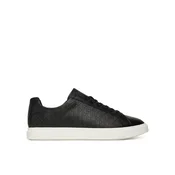 Calvin Klein Superge Low Pro Cups Lace Up Lth Aop HW0HW02817 Črna