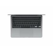 APPLE Laptop MacBook Air, 13, M3 sa 8-CORE GPU-om, 16GB, 256GB SSD, Space Gray, INT