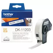 BROTHER nalepke za registratorje DK11203 17x87mm
