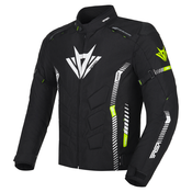 RSA Rider motociklisticka jakna crno-bijelo-fluo žuta