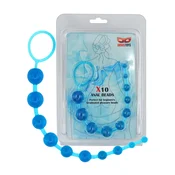 X 10 Anal Beads Plave