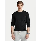 Polo Ralph Lauren Majica z dolgimi rokavi Classics 710671468001 Črna Custom Slim Fit
