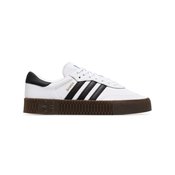 Adidas - white Sambarose leather sneakers - women - White
