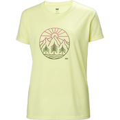 Helly Hansen Skog Recycled Graphic Tee Fadded Yallow Womens T-Shirt