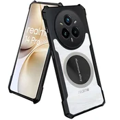 GS Ovitek za Realme 14 Pro 5G, z magnetno ploščo, prozoren / črn